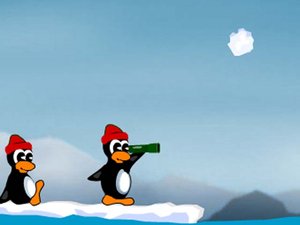 冰山企鹅雪战 - 冰山企鹅雪战小游戏 - 冰山企鹅
